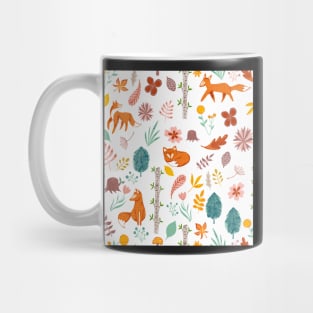 Woodland foxes Mug